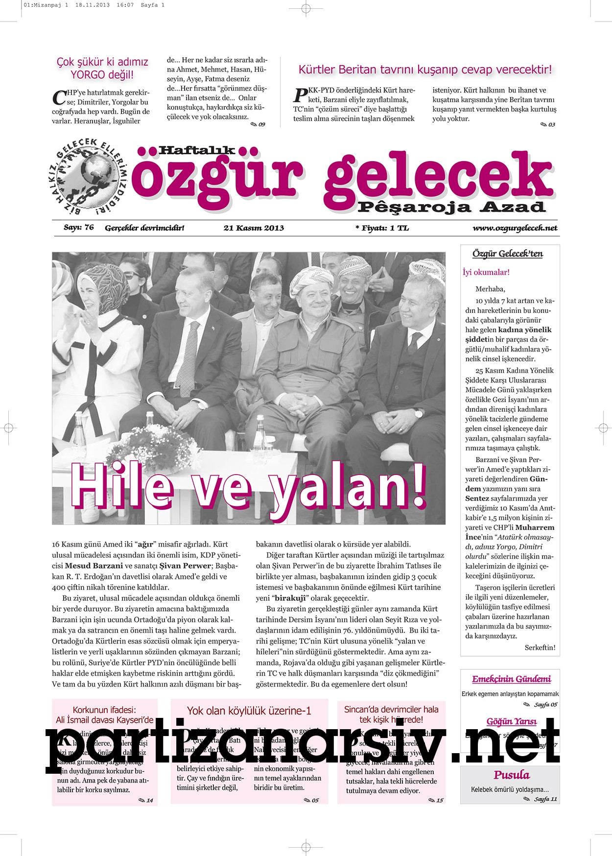 Özgür Gelecek Sayı 76