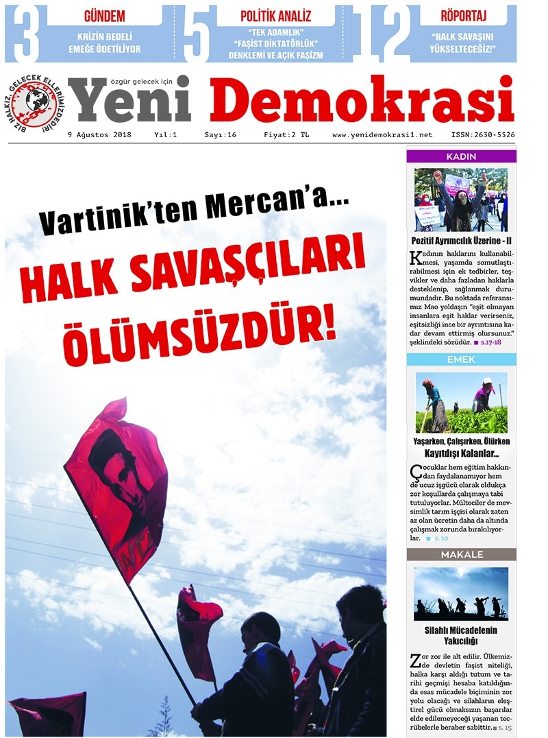 Yeni Demokrasi Sayı 16