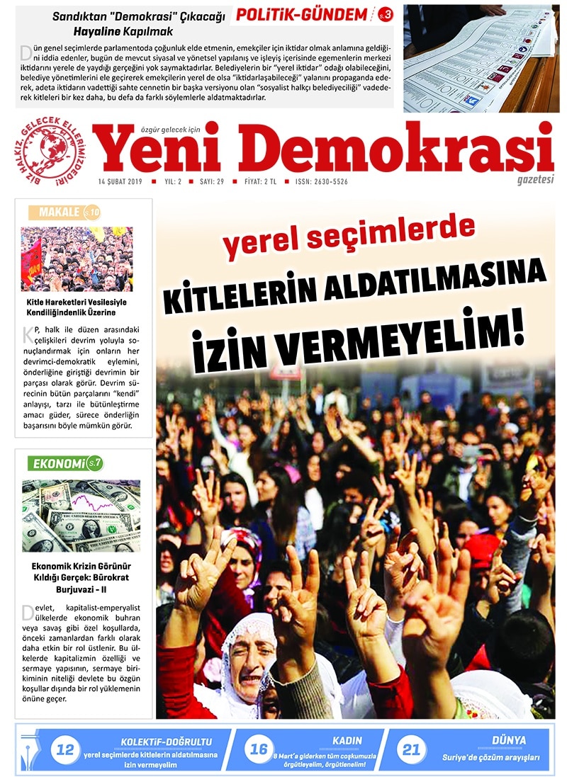 Yeni Demokrasi Sayı 29