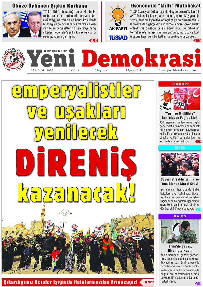 Yeni Demokrasi Sayı 3