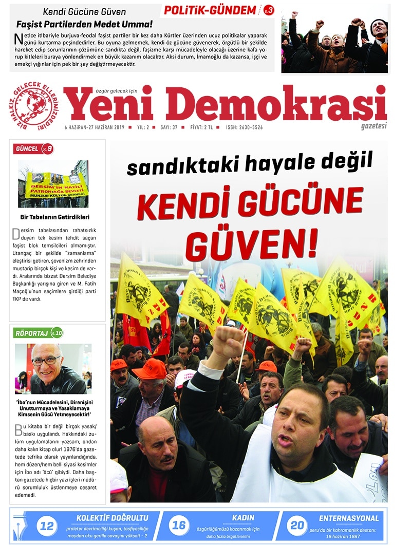 Yeni Demokrasi Sayı 37