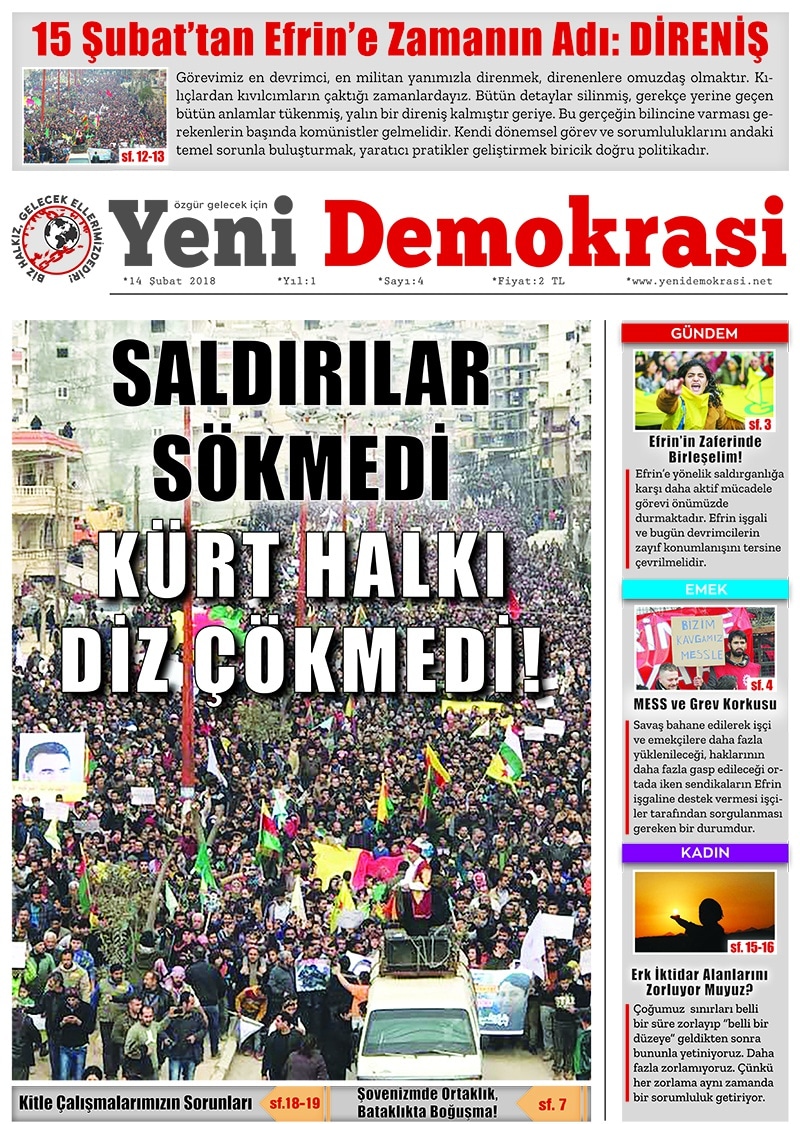 Yeni Demokrasi Sayı 4