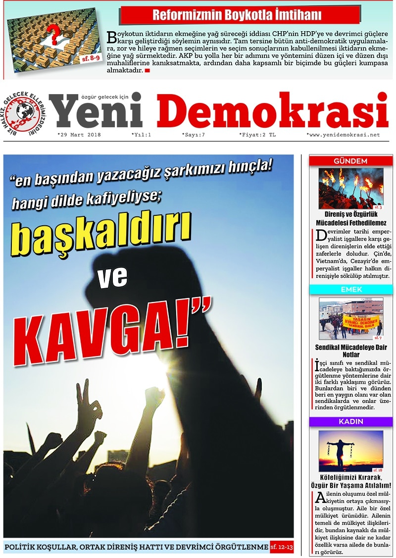 Yeni Demokrasi Sayı 7