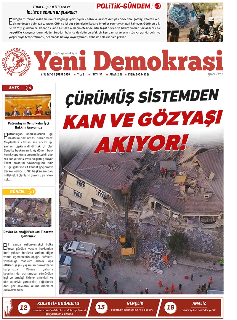 Yeni Demokrasi Sayı 54