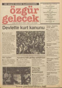 Özgür Gelecek Gazetesi Sayı 13