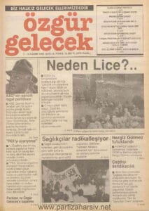 Özgür Gelecek Gazetesi Sayı 15