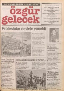 Özgür Gelecek Gazetesi Sayı 8