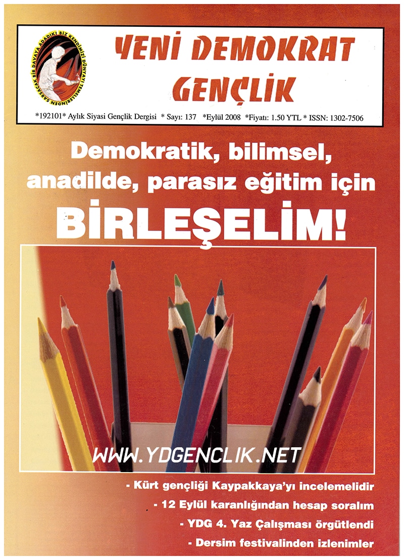 Yeni Demokrat Gençlik Sayı 137