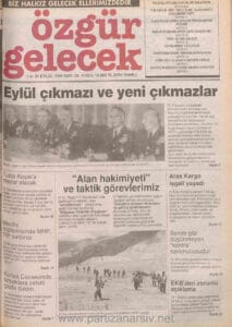 Özgür Gelecek Gazetesi Sayı 35