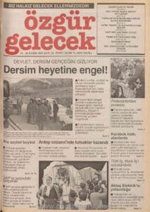 Özgür Gelecek Gazetesi Sayı 39