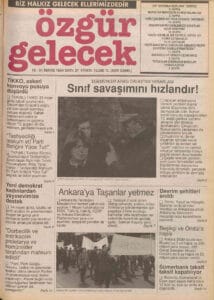 Özgür Gelecek Gazetesi Sayı 27