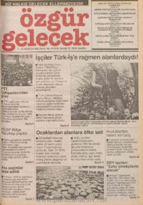 Özgür Gelecek Gazetesi Sayı 40