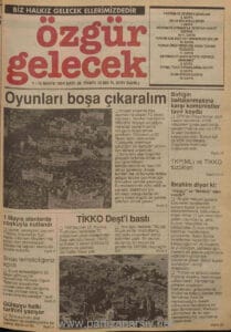 Özgür Gelecek Gazetesi Sayı 26