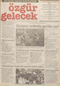 Özgür Gelecek Gazetesi Sayı 21