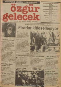 Özgür Gelecek Gazetesi Sayı 20