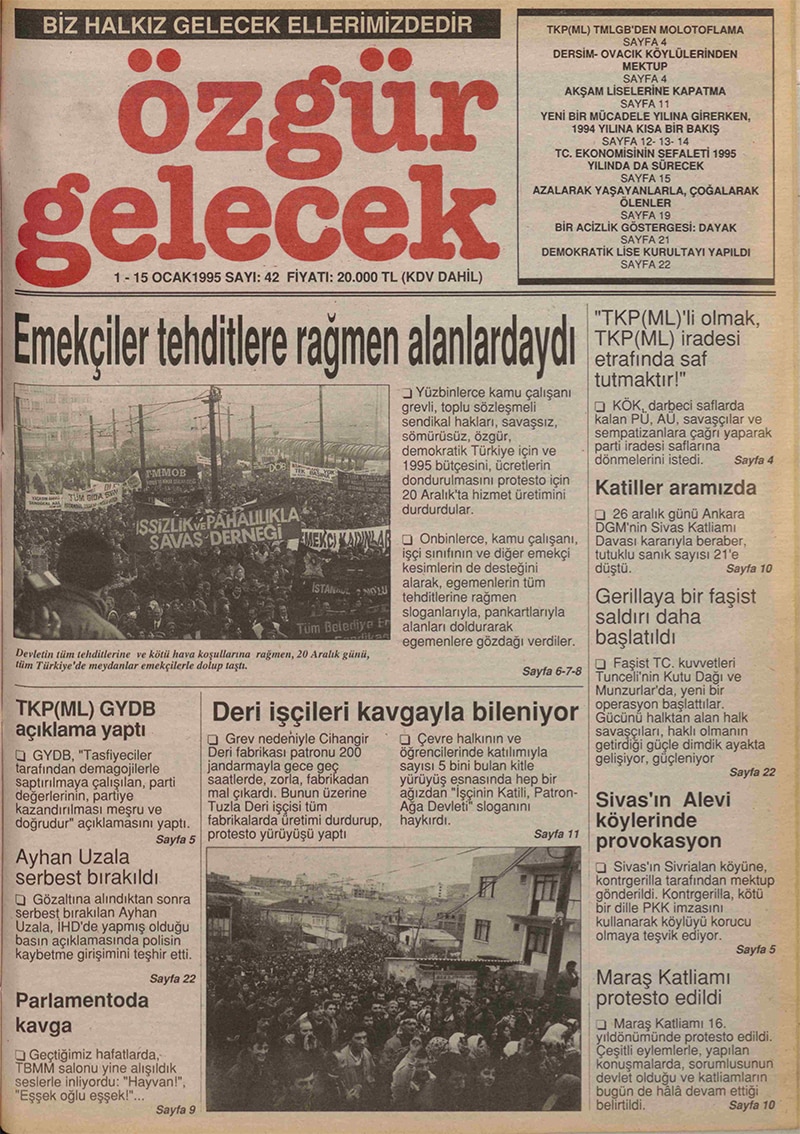 Özgür Gelecek Sayı 19