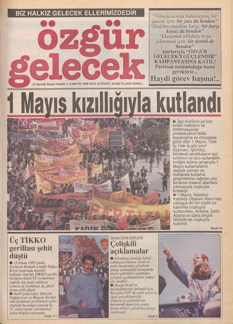 Özgür Gelecek Gazetesi Sayı 50