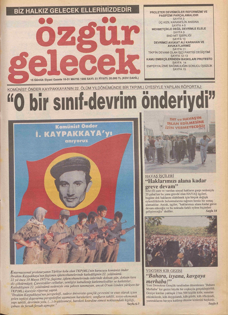 Özgür Gelecek Gazetesi Sayı 51