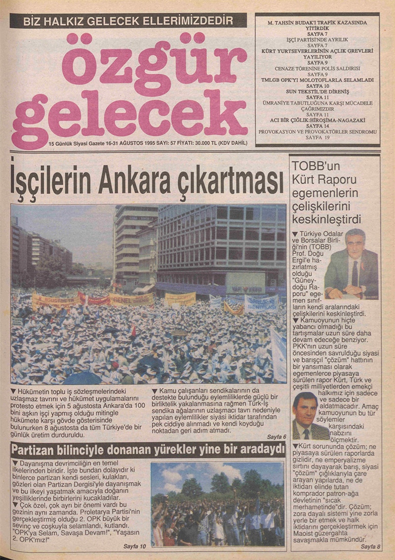 Özgür Gelecek Gazetesi Sayı 33