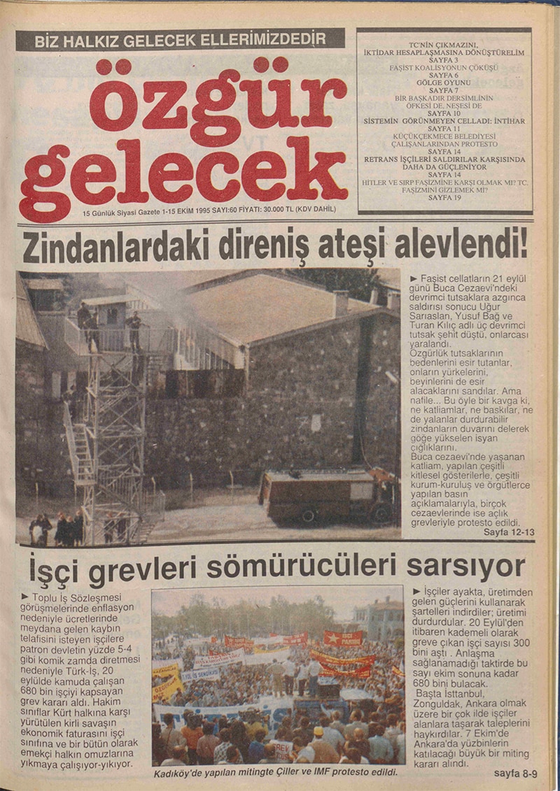 Özgür Gelecek Gazetesi Sayı 60