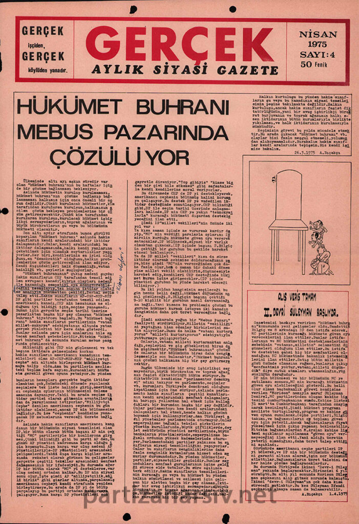 Gerçek Gazetesi Sayı 4