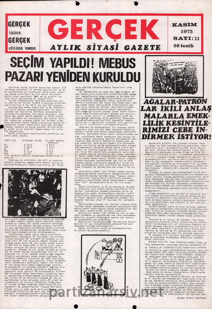 Gerçek Gazetesi Sayı 11