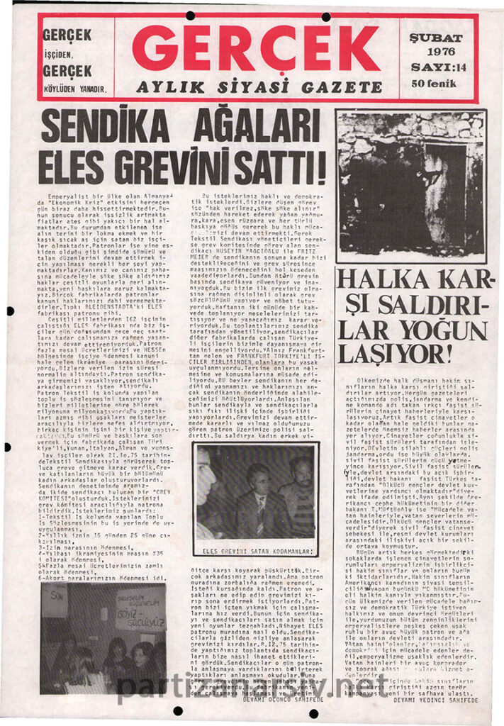 Gerçek Gazetesi Sayı 14