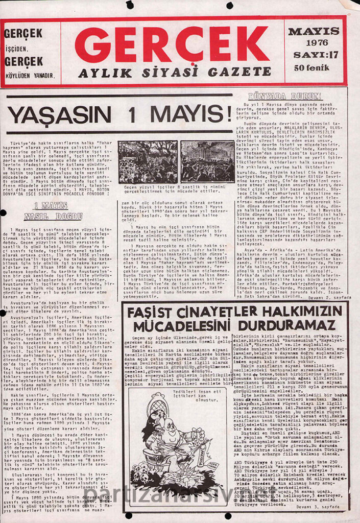 Gerçek Gazetesi Sayı 17