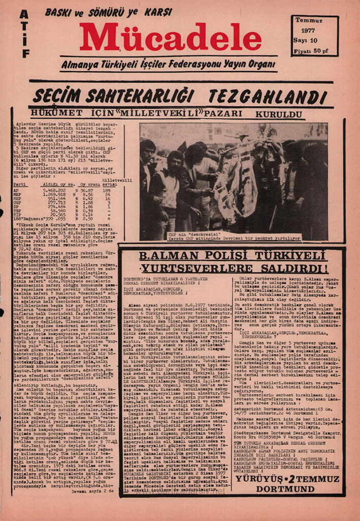 Mücadele Gazetesi Sayı 10