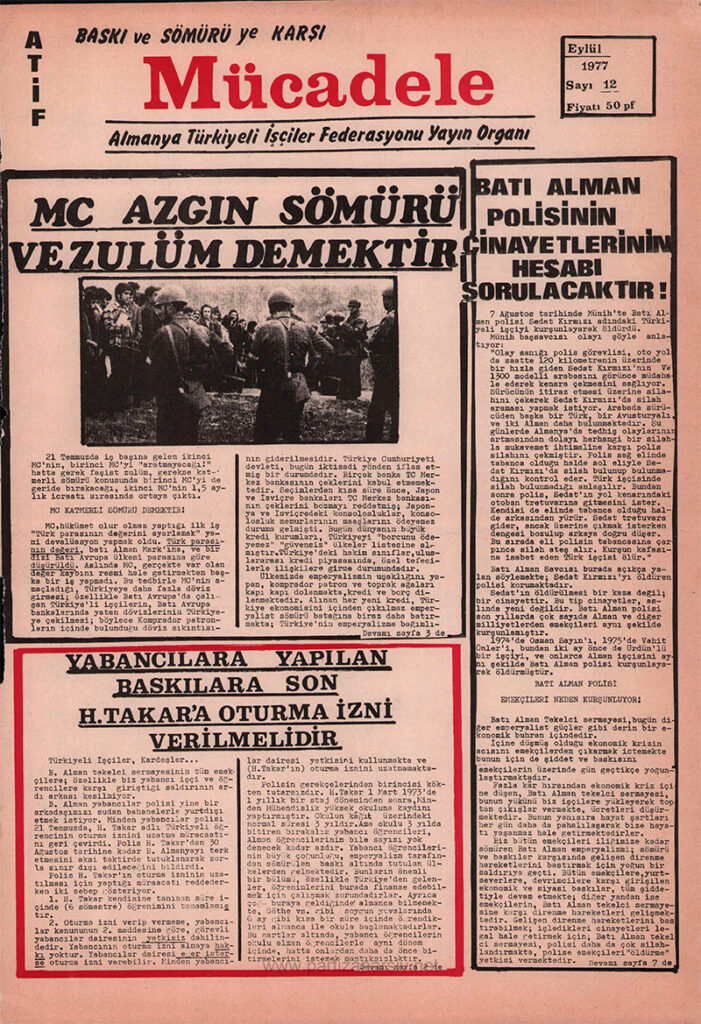 Mücadele Gazetesi Sayı 12