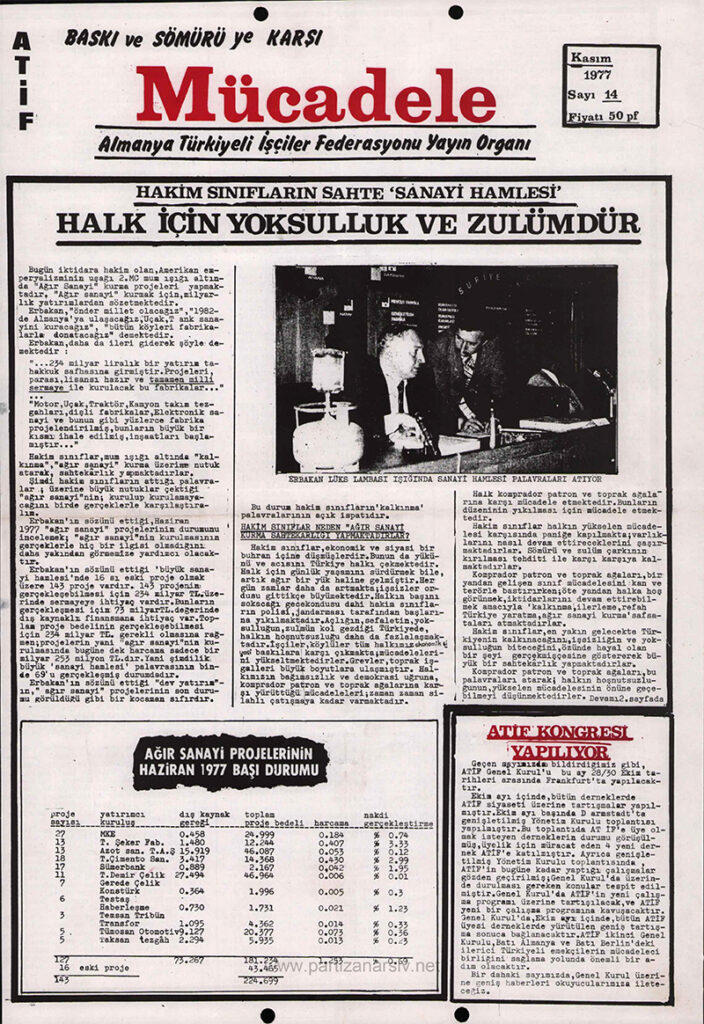 Mücadele Gazetesi Sayı 14