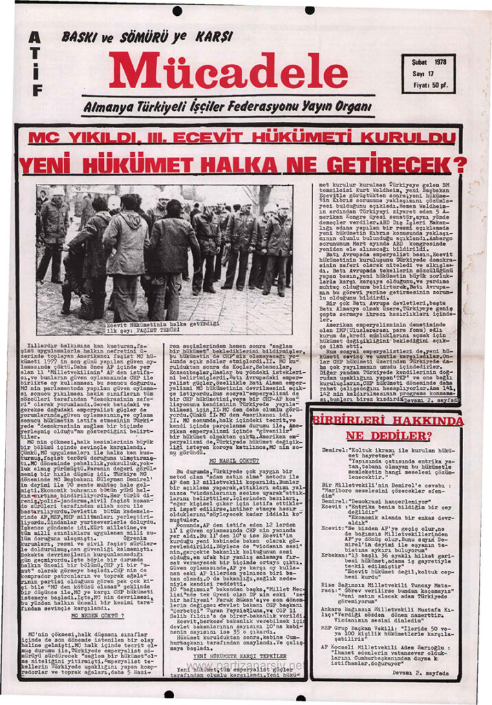 Mücadele Gazetesi Sayı 17