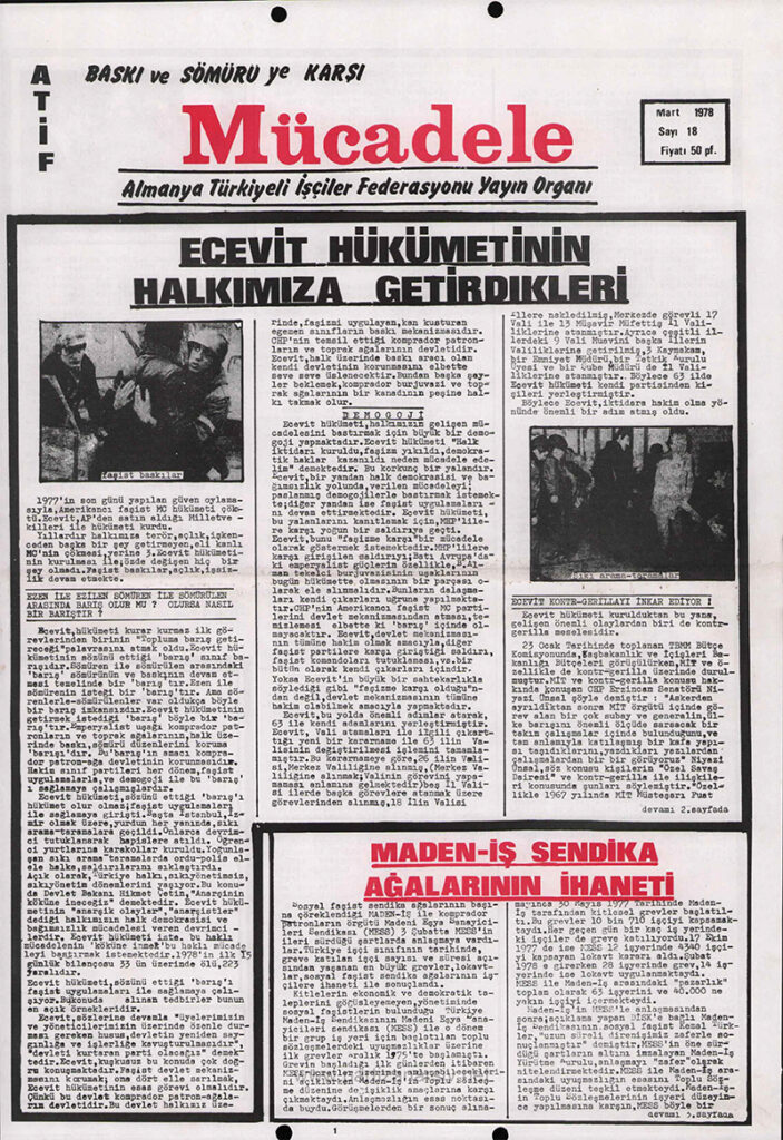 Mücadele Gazetesi Sayı 18