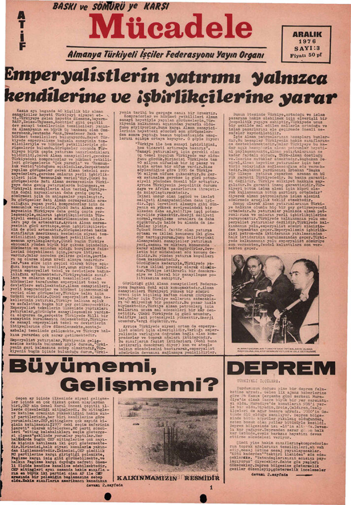 Mücadele Gazetesi Sayı 3