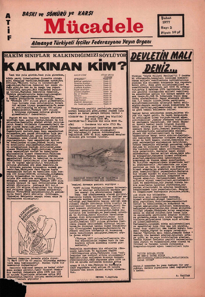 Mücadele Gazetesi Sayı 5