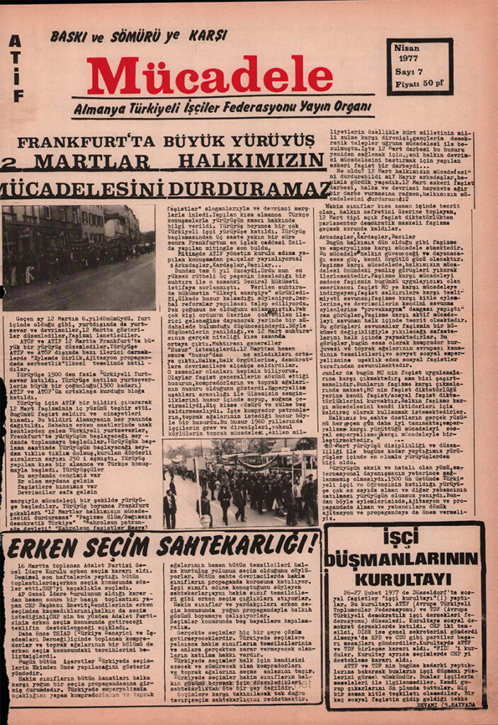 Mücadele Gazetesi Sayı 7