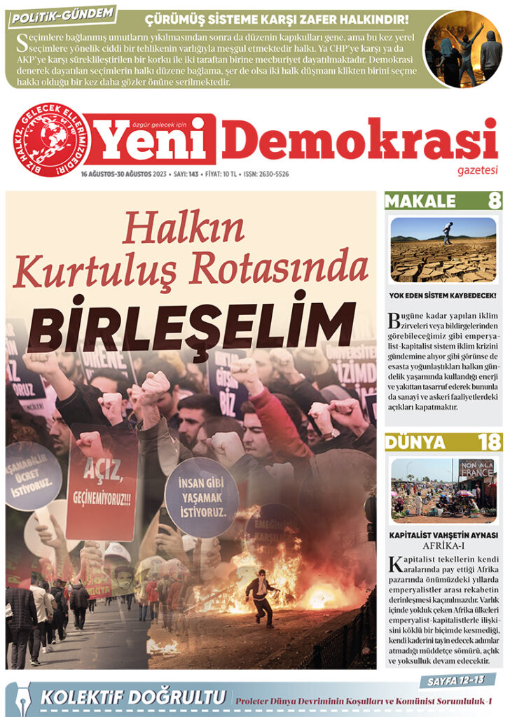 Yeni Demokrasi sayı 143