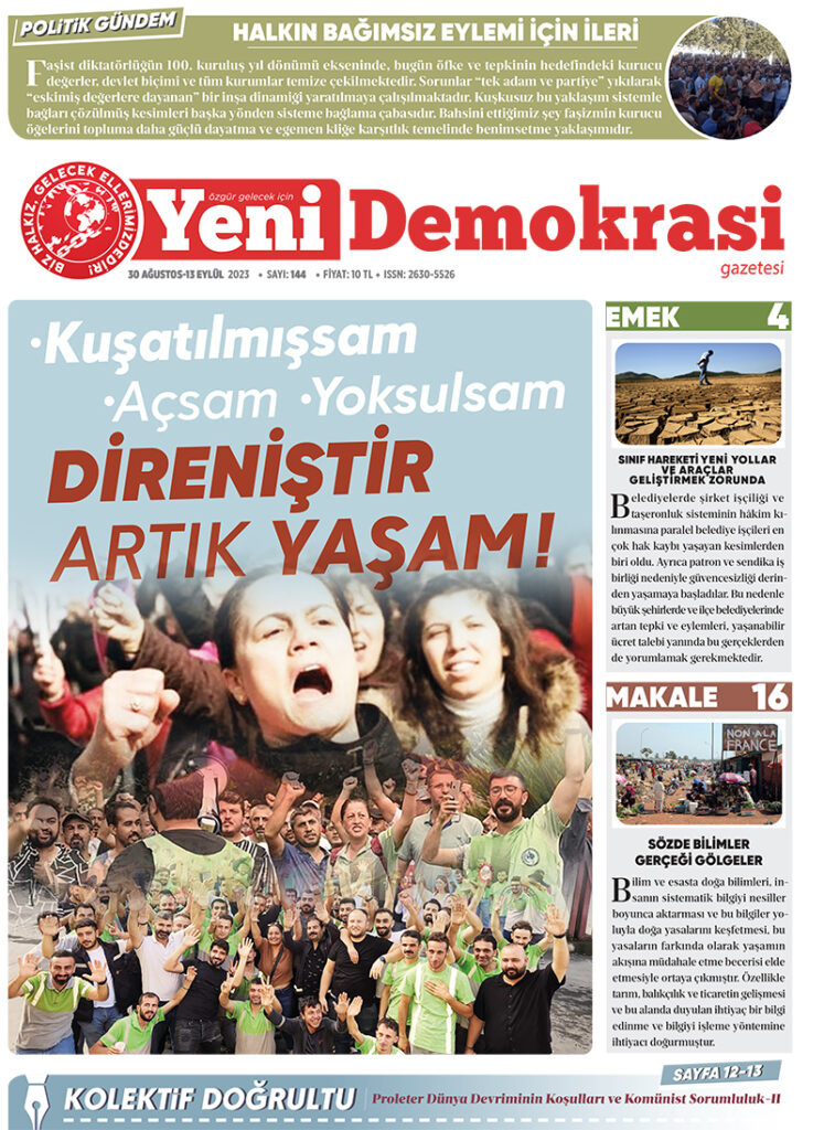 Yeni Demokrasi sayı 144