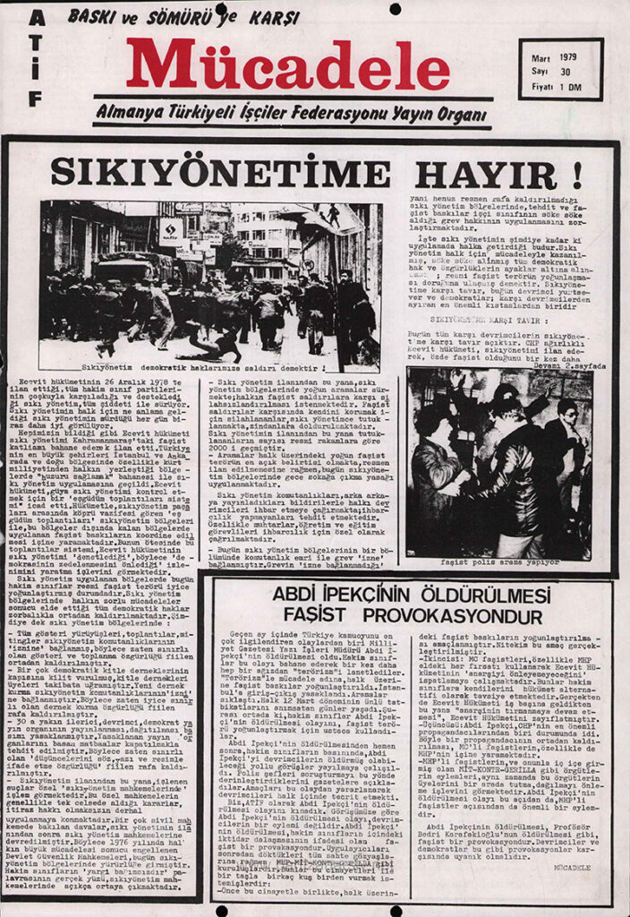 Mücadele Gazetesi Sayı 30