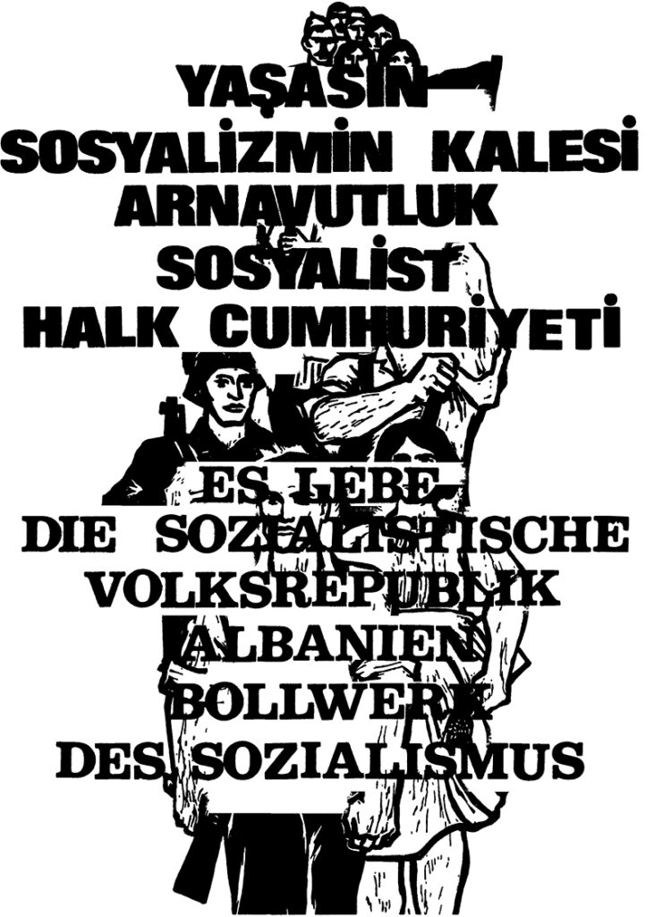 ATİF - ATÖF Yaşasın sosyalizmin sarsılmaz kalesi Arnavutluk Sosyalist Halk Cumhuriyeti