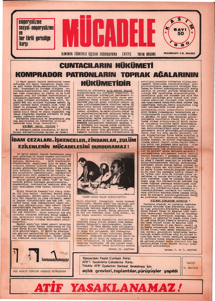 Mücadele gazetesi sayı 50